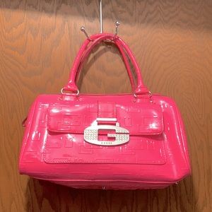 Like New Pink jeweled Guess bag!